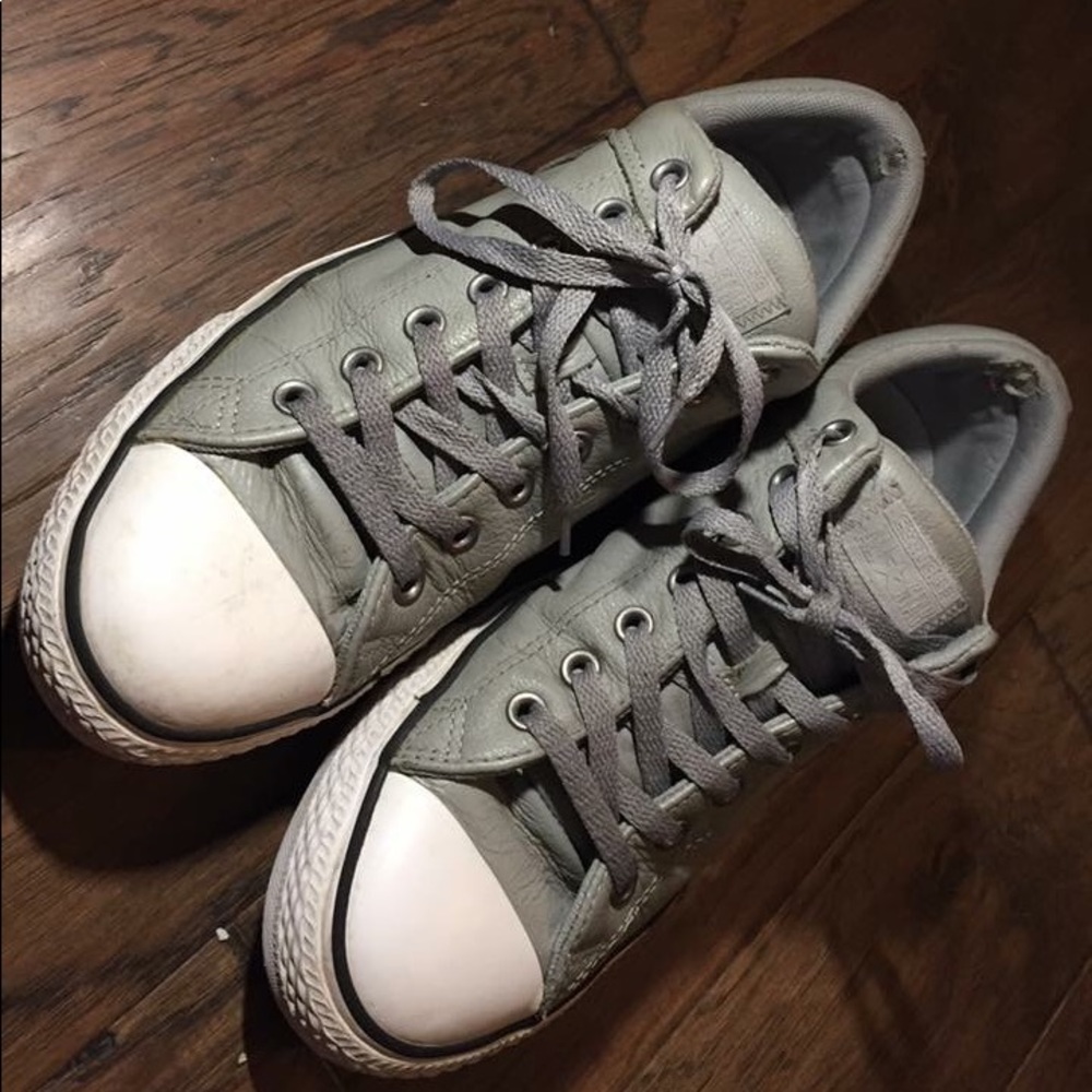 Leather converse
